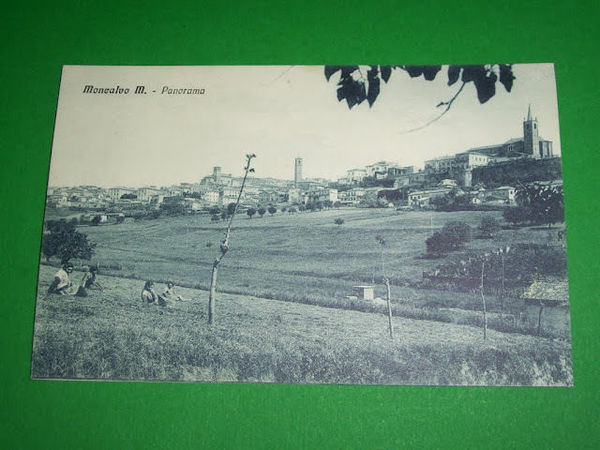 Cartolina Moncalvo Monferrato ( Asti ) - Panorama 1931 - …