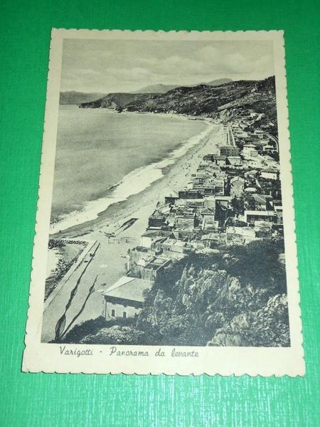 Cartolina Varigotti - Panorama da levante 1950