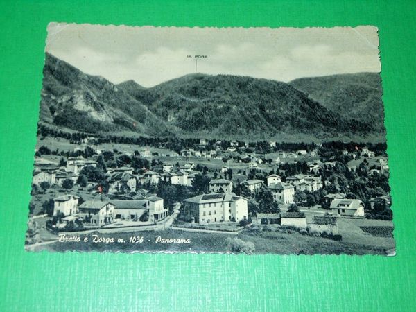 Cartolina Bratto e Dorga - Panorama 1956