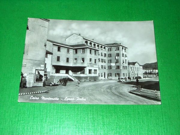 Cartolina Cairo Montenotte - Corso Italia 1958