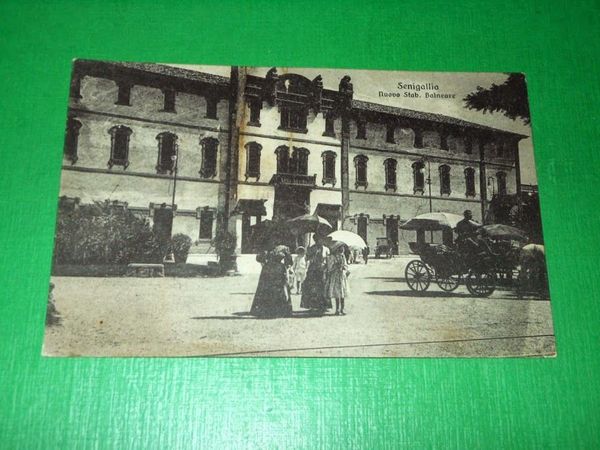 Cartolina Senigallia - Nuovo Stabilimento Balneare 1915 ca