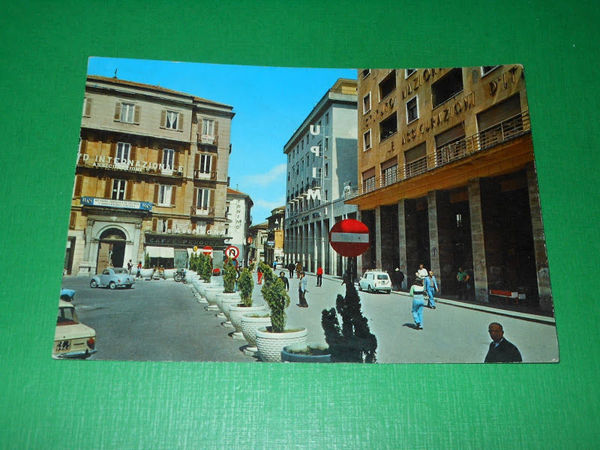 Cartolina Potenza - Scorcio di Via Pretoria 1981