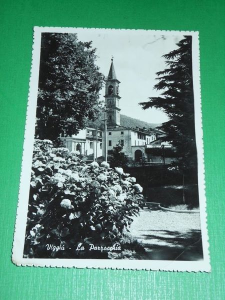 Cartolina Viggiù - La Parrocchia 1957