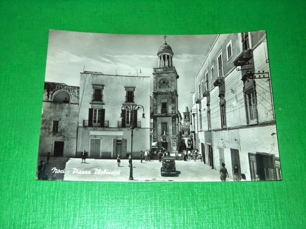 Cartolina Noci ( Bari ) - Piazza Plebiscito 1960 ca