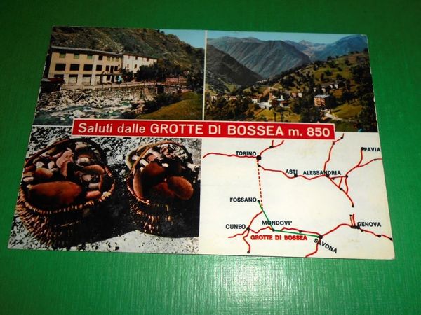 Cartolina Saluti dalle Grotte di Bossea - Vedute diverse 1965 …