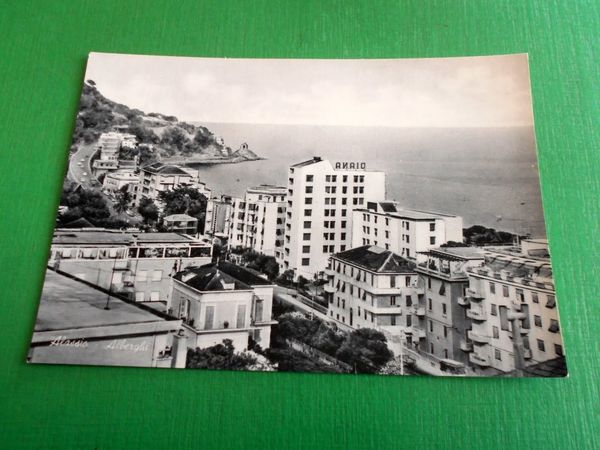 Cartolina Alassio - Alberghi 1960 ca