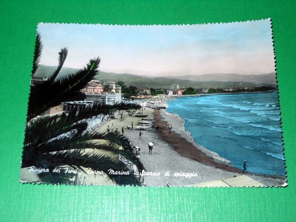 Cartolina Riviera dei Fiori - Diano Marina - Scorcio di …