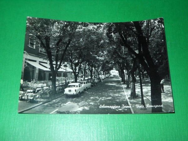 Cartolina Salsomaggiore Terme - Viale Romagnosi 1964