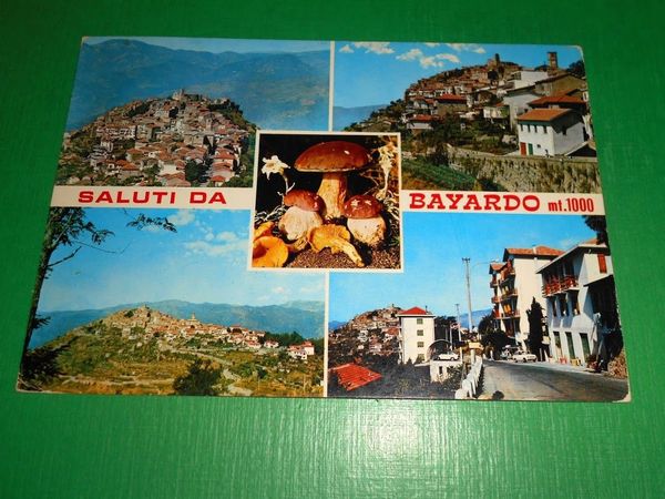 Cartolina Saluti da Bajardo ( Imperia ) - Vedute diverse …