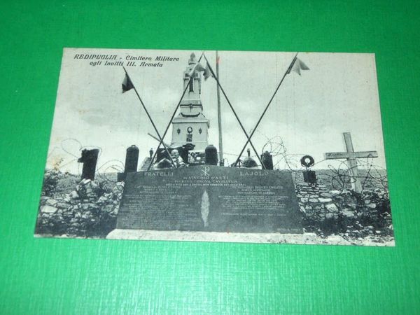 Cartolina Redipuglia - Cimitero Militare agli Invitti III. Armata 1934