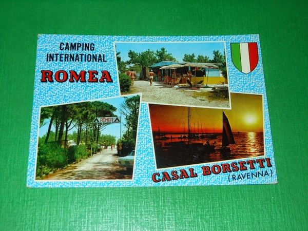 Cartolina Casal Borsetti ( Ravenna ) - Camping Romea - …