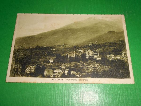 Cartolina Pollone - Panorama generale 1933