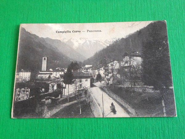 Cartolina Campiglia Cervo ( Biella ) - Panorama 1907
