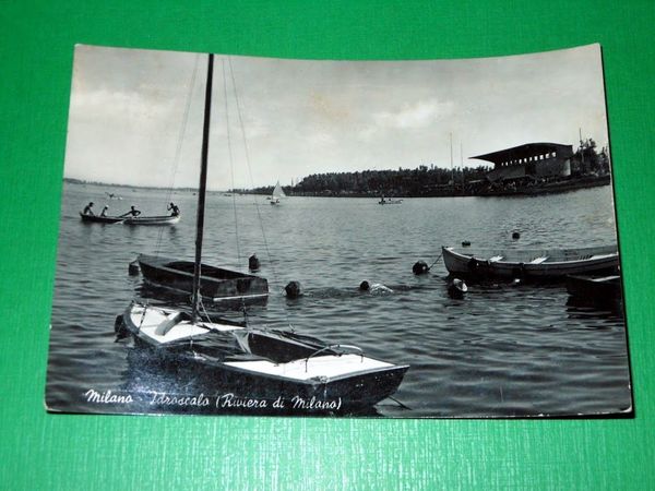 Cartolina Milano - Idroscalo 1953