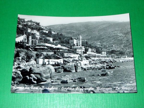 Cartolina Riviera dei Fiori - Bordighera - Scogliera S. Ampeglio …