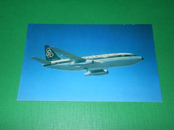 Cartolina Aeronautica Aviazione Olympic Airways - Boeing 737-200