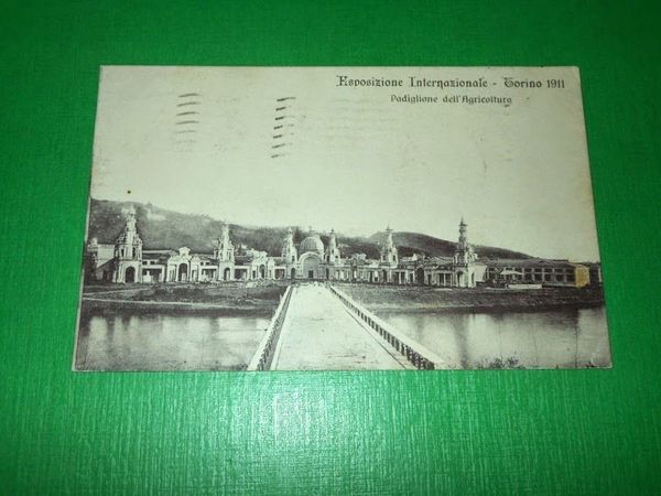 Cartolina Esposizione Internazionale Torino 1911 - Padiglione dell' Agricoltura