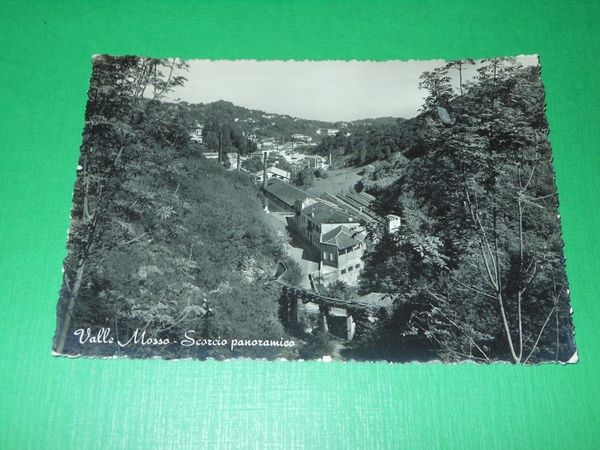 Cartolina Valle Mosso - Scorcio panoramico 1957