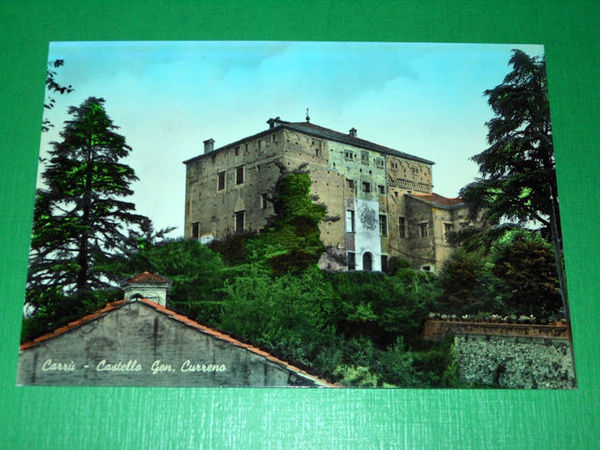 Cartolina Carrù - Castello Gen. Curreno 1960 ca.