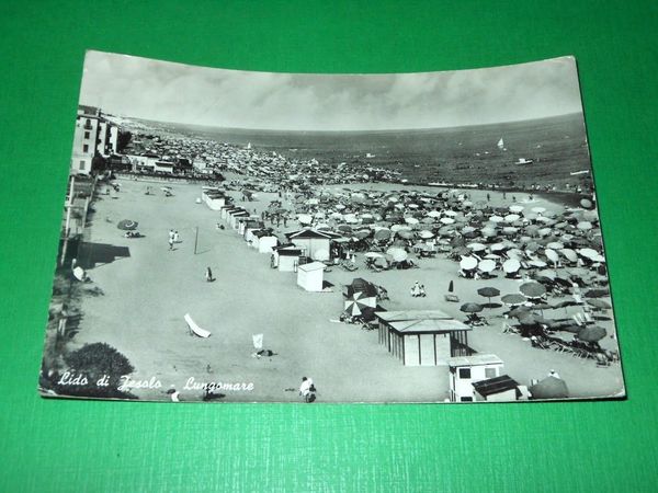 Cartolina Lido di Jesolo - Lungomare 1960