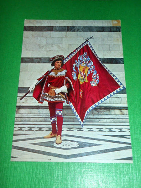 Cartolina Le Storiche Contrade di Siena - Paggio Maggiore della …