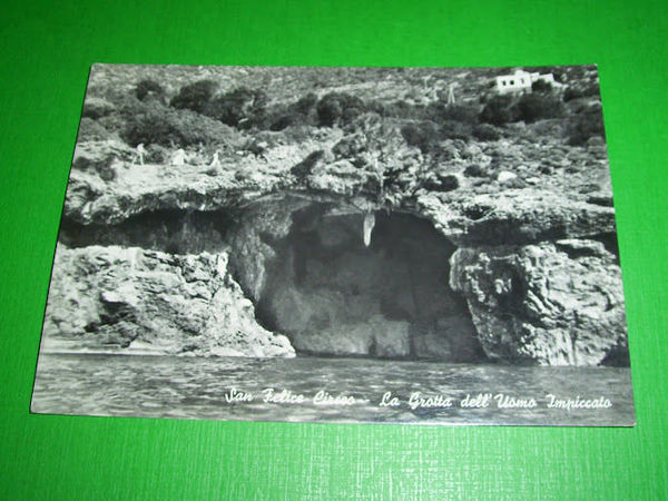 Cartolina San Felice Circeo - La Grotta dell' Uomo Impiccato …