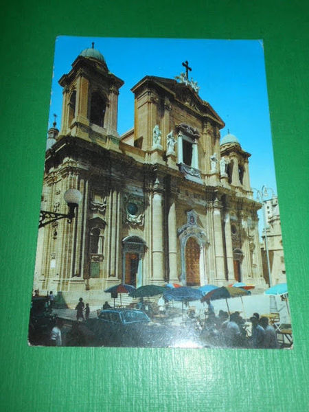 Cartolina Marsala - Il Duomo 1975