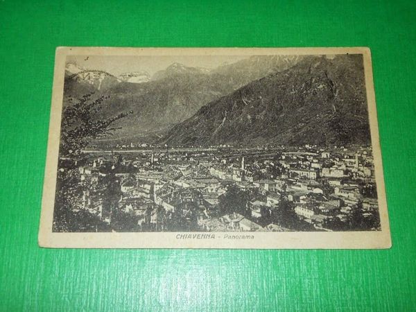 Cartolina Chiavenna - Panorama 1946