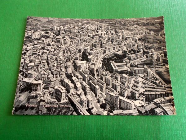 Cartolina Potenza - Panorama aereo 1960 ca