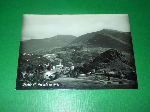 Cartolina Brallo di Pregola - Rist. Bar Normanno - Panorama …