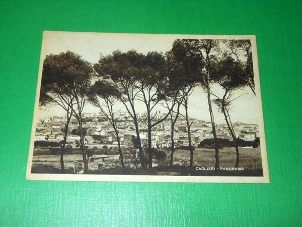 Cartolina - Cagliari - Panorama 1950 ca