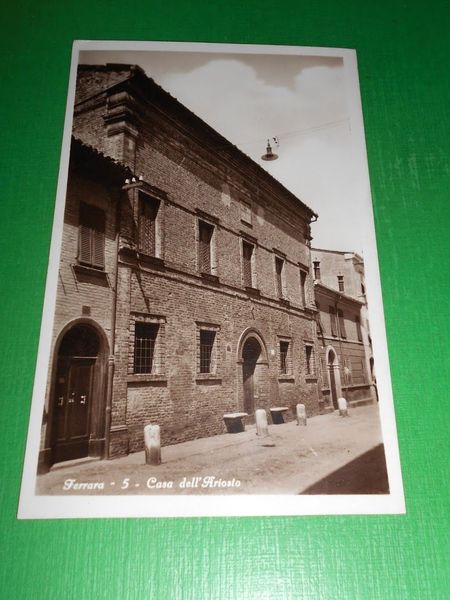 Cartolina Ferrara - Casa dell' Ariosto 1930 ca