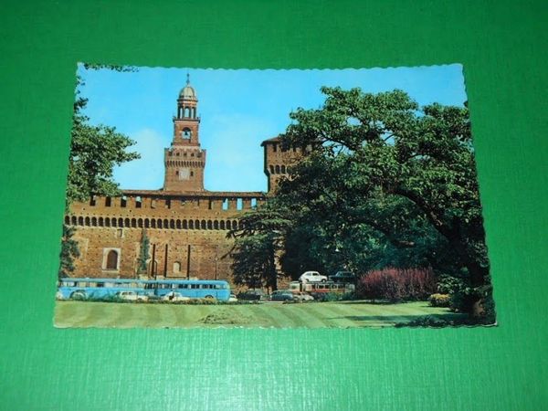 Cartolina Milano - Castello Sforzesco 1965 ca