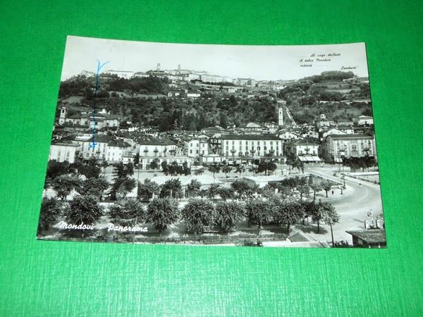 Cartolina Mondovì - Panorama 1955