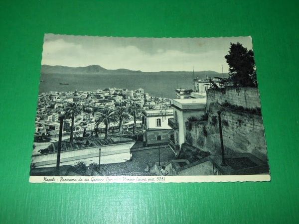 Cartolina Napoli - Panorama da via Gaetano Donizetti Vomero 1951