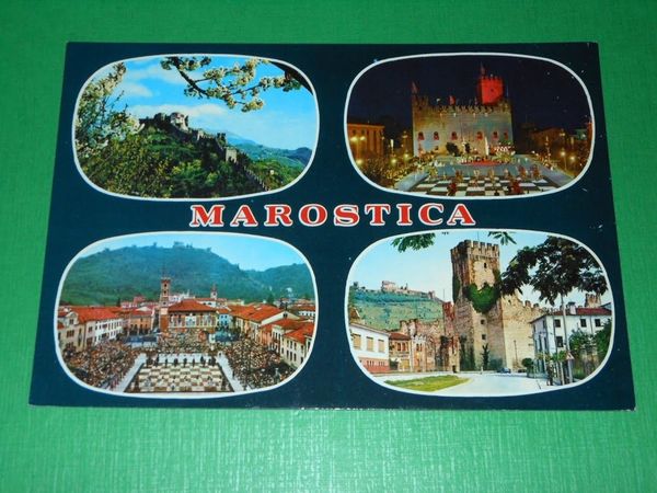 Cartolina Marostica - Vedute diverse 1965 ca