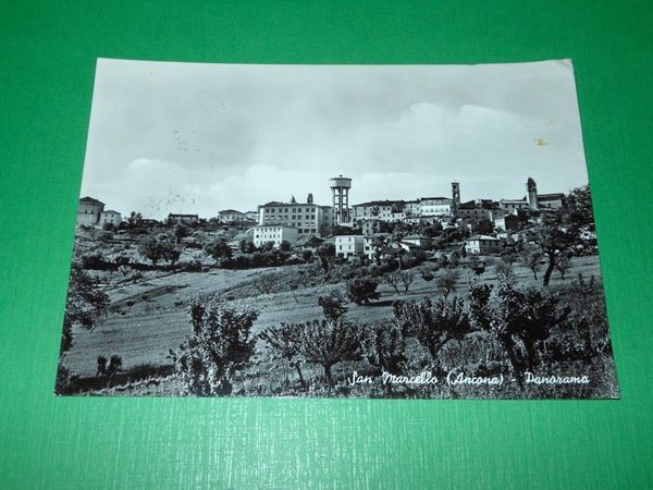 Cartolina San Marcello ( Ancona ) - Panorama 1959