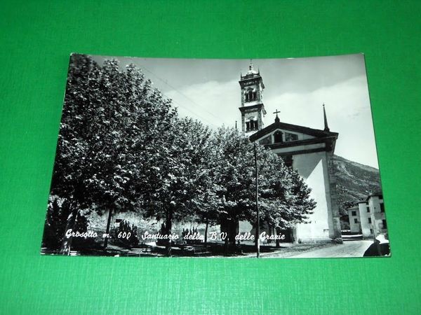 Cartolina Grosotto - Santuario della B. V. delle Grazie 1969
