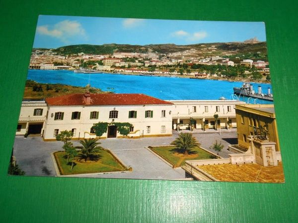 Cartolina La Maddalena - Scuole C.E.M.M. 1964