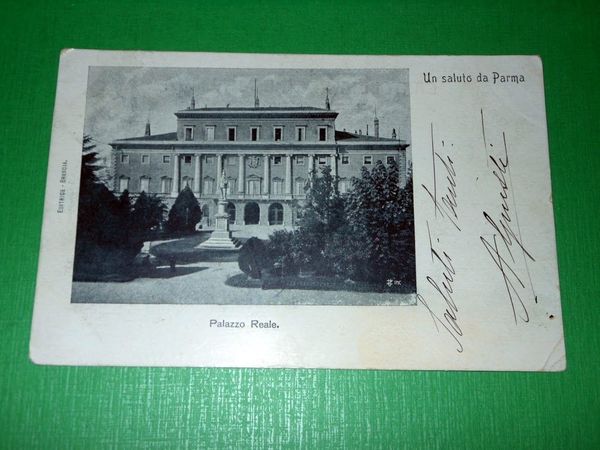 Cartolina Parma - Palazzo Reale 1903