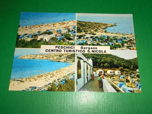 Cartolina Peschici Gargano - Centro Turistico San Nicola 1976