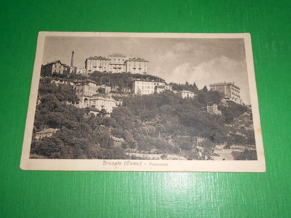 Cartolina Brunate ( Como ) - Panorama 1928