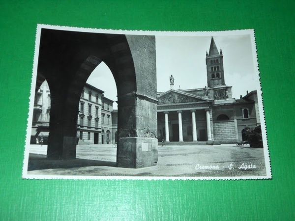 Cartolina Cremona - S. Agata 1940 ca