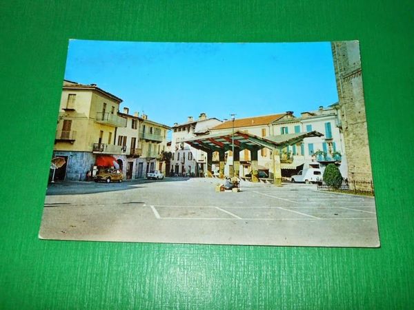 Cartolina Bagnolo Piemonte - Piazza S. Pietro 1965 ca
