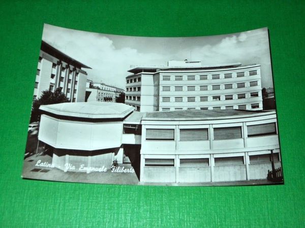 Cartolina Latina - Via Emanuele Filiberto 1960 ca