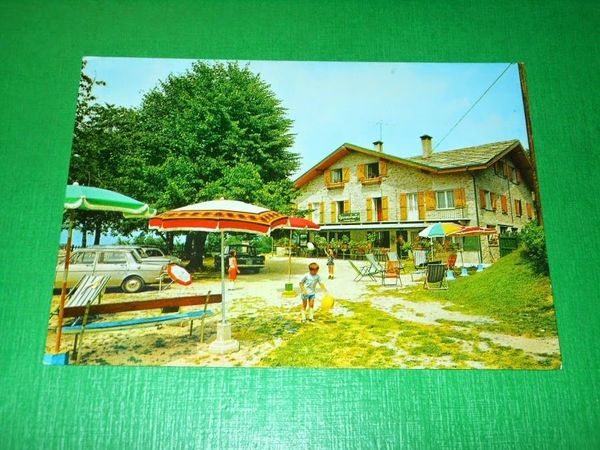 Cartolina Luserna San Giovanni - Pensione Charbonnier 1975