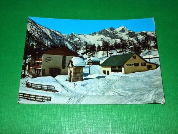 Cartolina Varzo - S. Domenico - Sullo sfondo M. Leone …