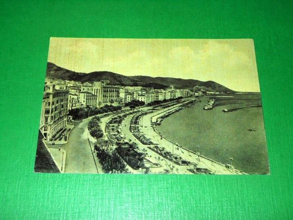 Cartolina Salerno - Nuovo lungomare 1955 ca