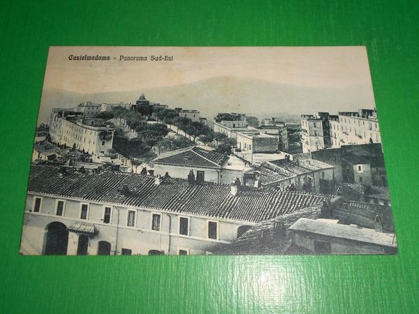 Cartolina Castel Madama ( Roma ) - Panorama Sud-Est 1920