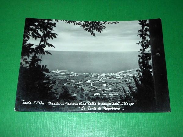 Cartolina Isola d'Elba Marciana Marina vista dall' Albergo La Fonte …